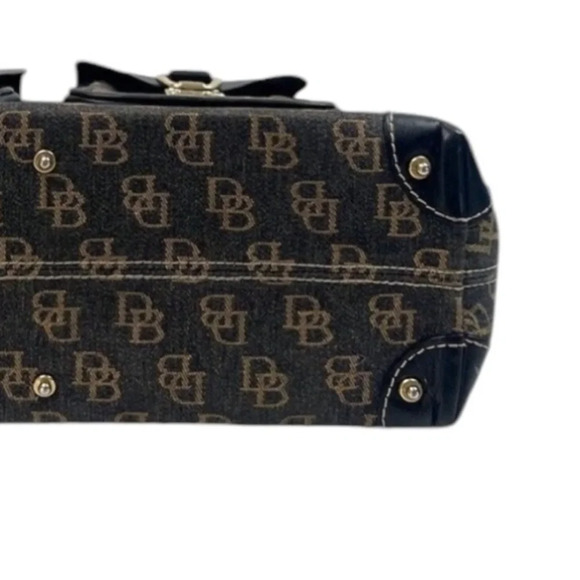 Dooney & Bourke Vintage Shadow Mono Canvas Anniversary Signature Satchel - Picture 9 of 15